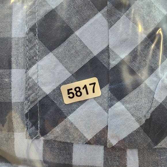 Men's Marc Ecko Shirt Blue Checkered Button-Up Long Sleeve Size XL - Picture 11 of 11